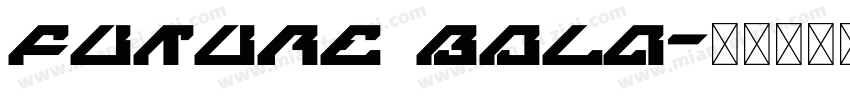 Future Bold字体转换